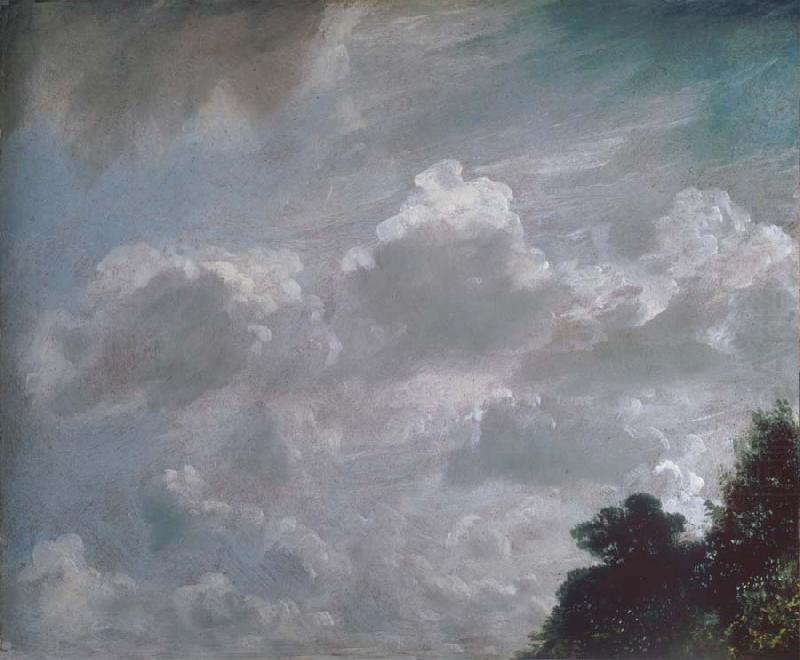 Cloud study,Hampstead,trees at ringt 11September 1821, John Constable